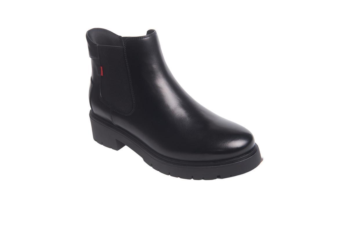 Marc Joseph New York Amber Street Hands-Free Technology Round-Toe Chelsea Boots - Black napa leather