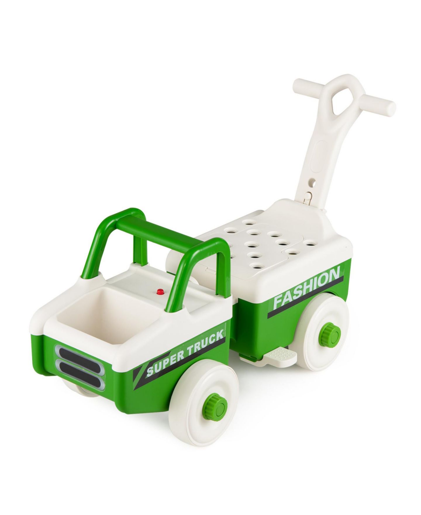 Детская игрушка Mecale 4-in-1 Kids Ride-On Push Car with Music, up to 45 lbs, Ages 1.5–5, цвет: Зелёный — фото 3