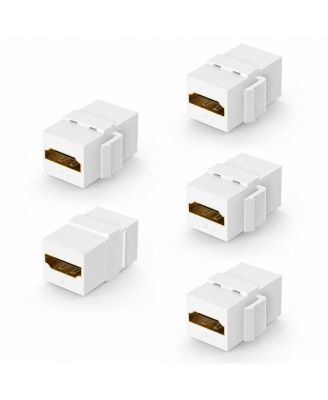 HDMI Keystone Jack 8K&commat;60Hz/4K&commat;120Hz Female-to-Female Coupler Adapter 48Gbps