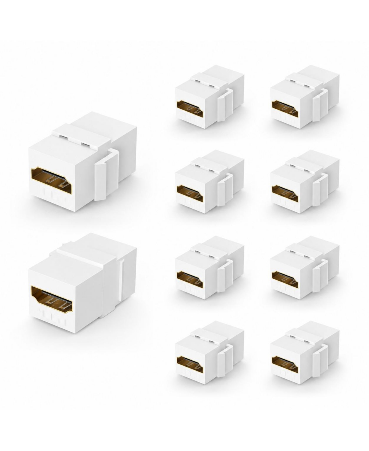 Lofree Hdmi Keystone Jack 8K@60Hz/4K@120Hz Female-to-Female Coupler Adapter 48Gbps