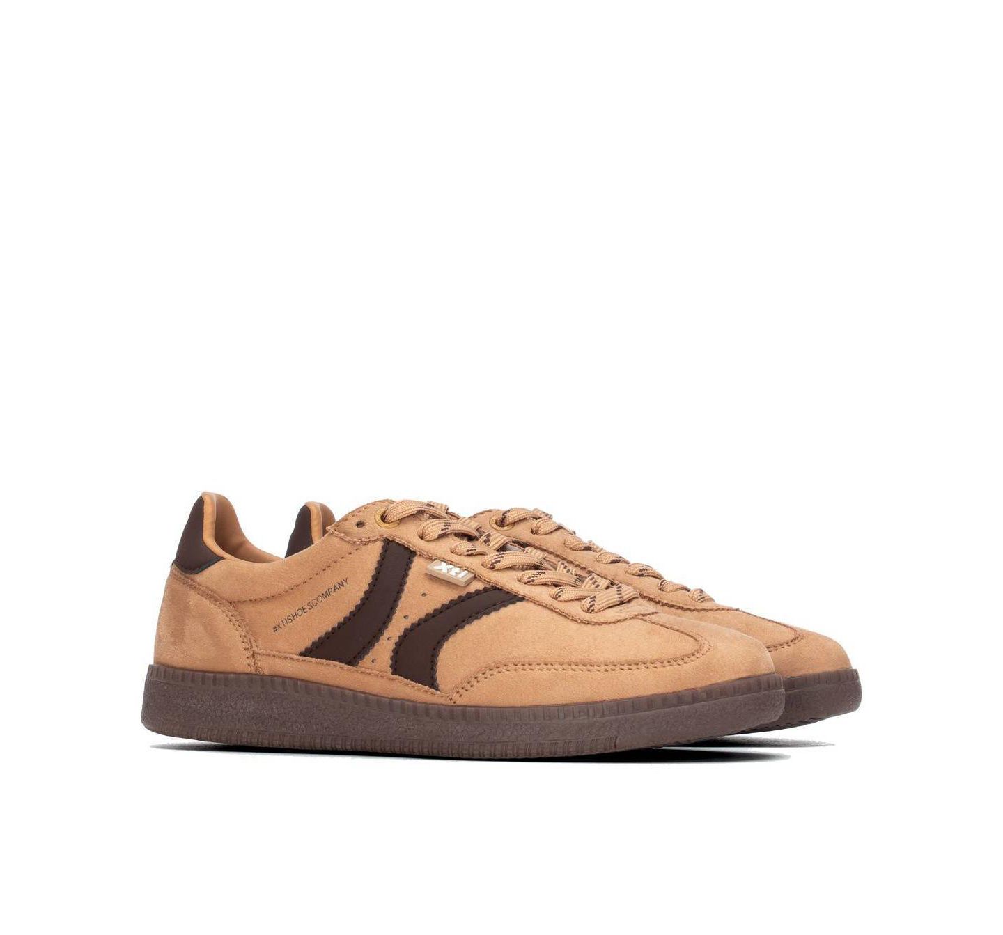 Женские кроссовки XTI Suede Retro Slip-Resistant, цвет: Бежевый — фото 2
