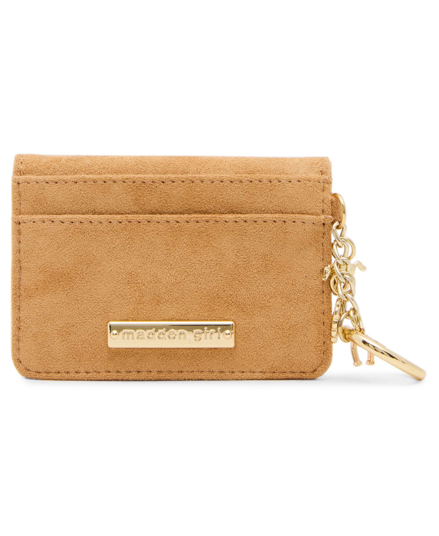 Женский кошелёк Madden Girl Compact Snap Closure Card Case Wallet, цвет: Рыжевато-коричневый — фото 2