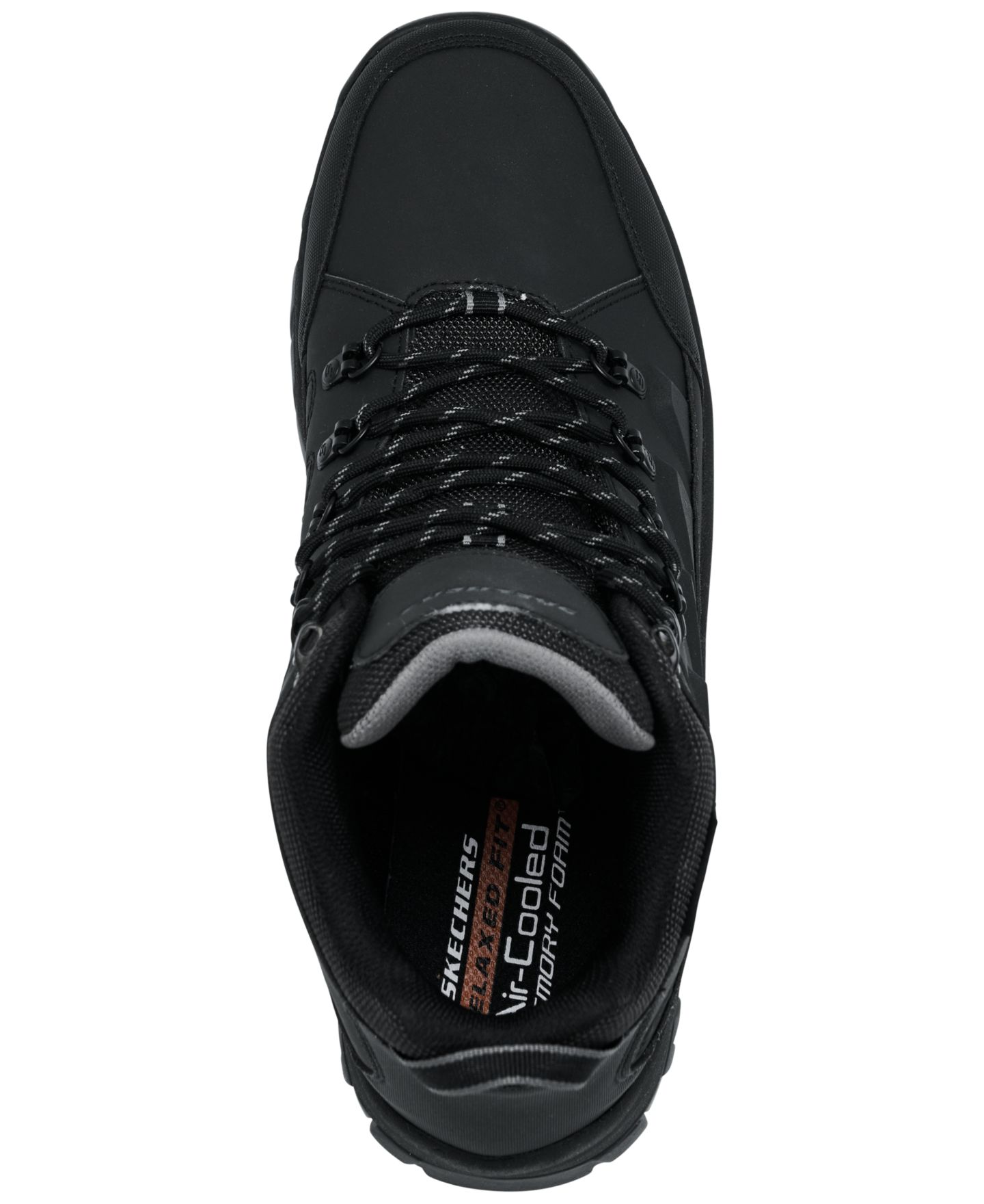 Мужские походные ботинки Skechers Relaxed Fit: Relment - Daggett, цвет: Чёрный — фото 5