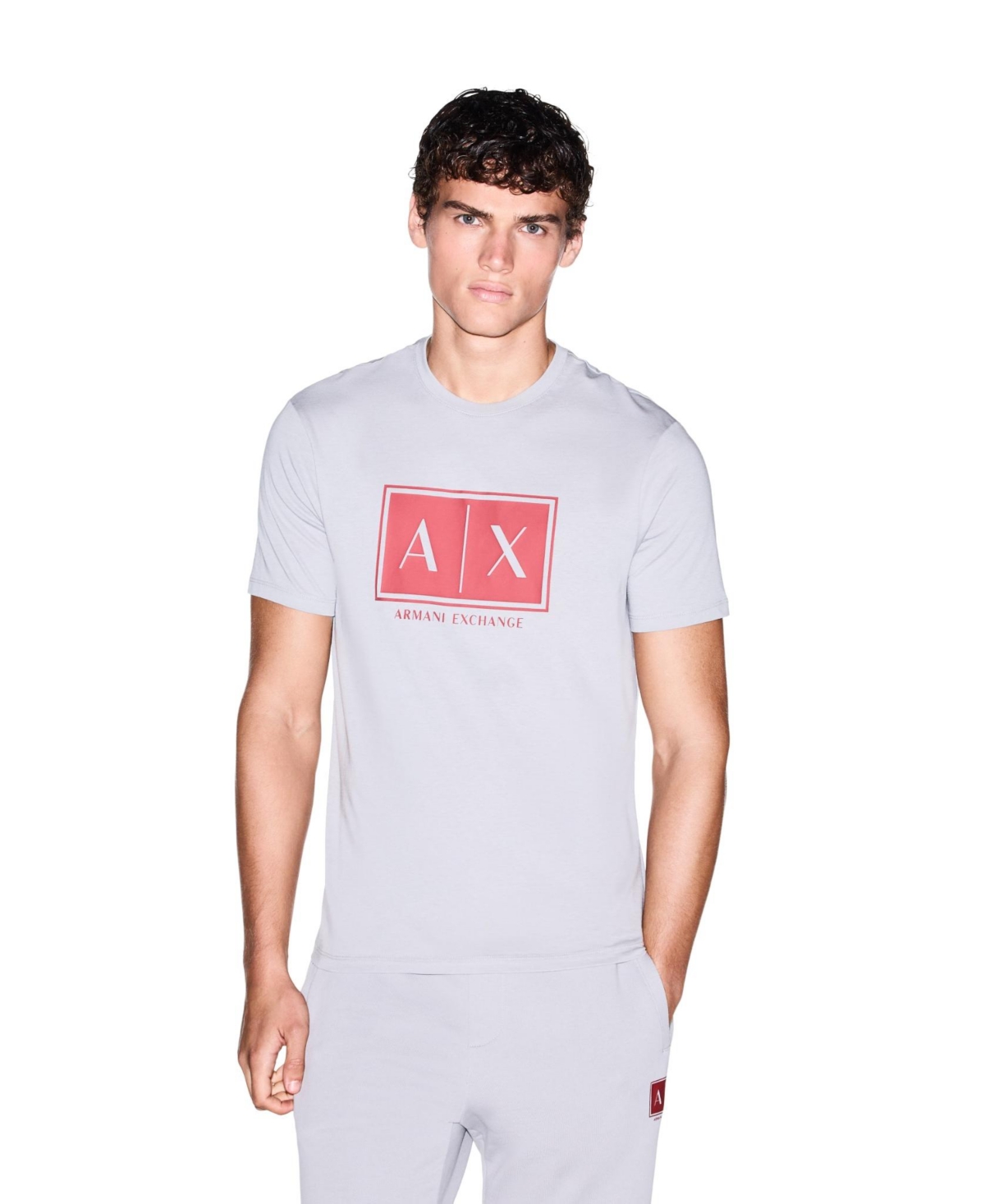 A|X Armani Exchange Men's Box Logo T-Shirt