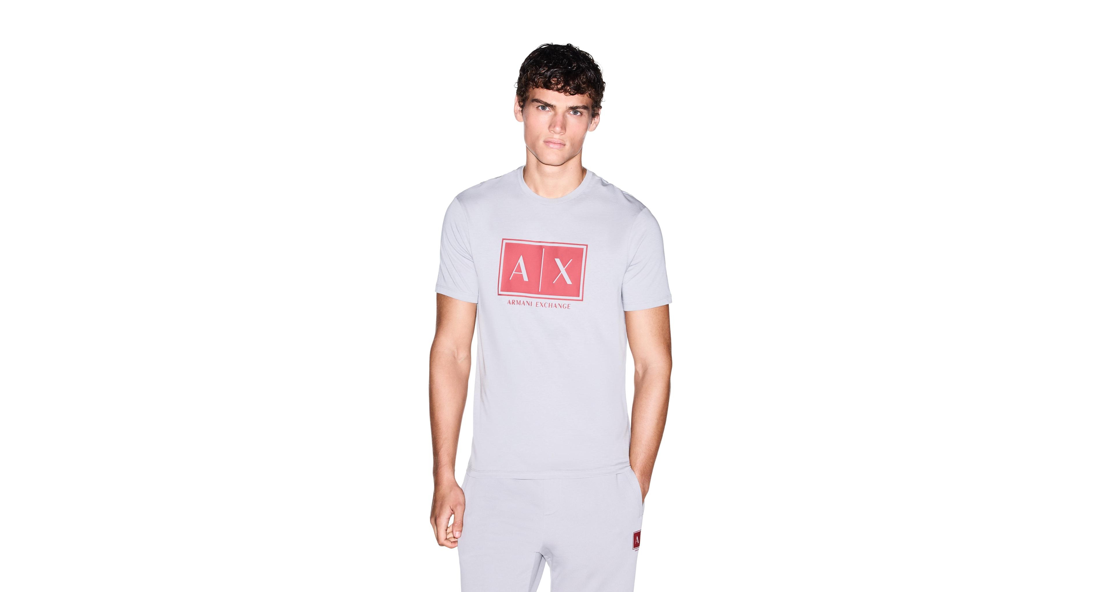 A|X Armani Exchange Men's Box Logo T-Shirt