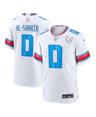 Men's Azeez Al-Shaair White Houston Texans 2026 Rivalries Collection Game Jersey