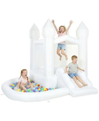 Inflatable Bounce House Slide with Mesh Netting, Oxford Fabric, Ages 3-8