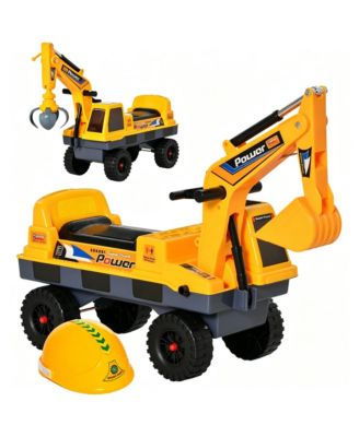Kids Ride-On Vehicle with Music, Under-Seat Storage and Helmet, Ages 2-3