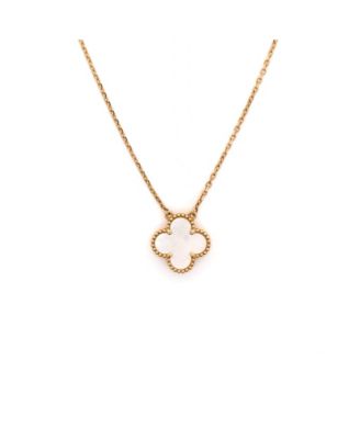Pre-Owned Van Cleef and Arpels Vintage Alhambra Pendant Necklace