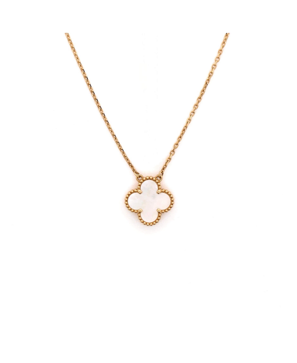 Pre-Owned Van Cleef and Arpels Vintage Alhambra Pendant Necklace - 18k yellow gold