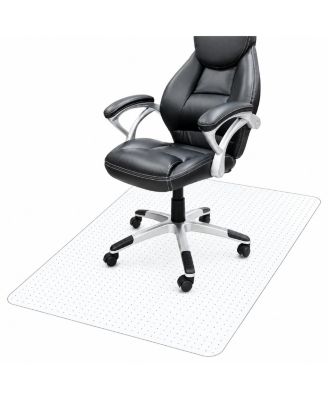 Heavy Duty Low Pile Carpet Chair Mat with Lip Non Slip Protector for Office Desk
