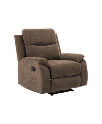 Ronald Reclining Chair - Luxe Fabric with Hardwood Steel Frame