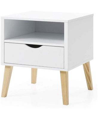 Mid-Century Modern Jeff Nightstand, End Table Bedroom Accent Side Table