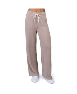Women's Ripple Knit Wide Leg Pants
