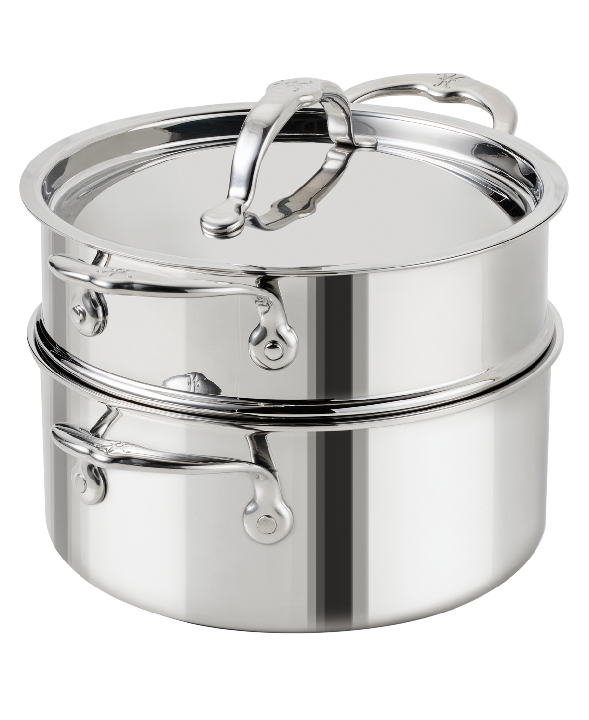 Hestan ProBond Luxe Stainless Steel 3-Quart Soup Pot and Steamer Insert Set