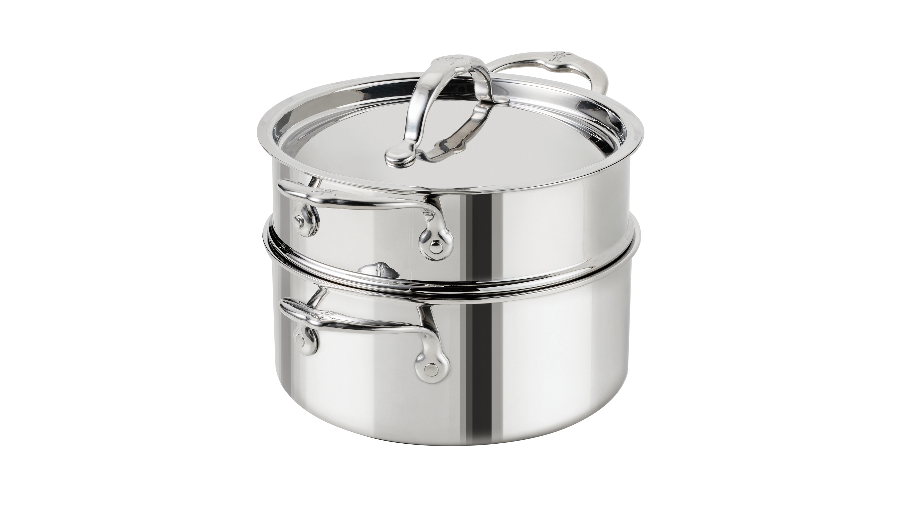 Hestan ProBond Luxe Stainless Steel 3-Quart Soup Pot and Steamer Insert Set