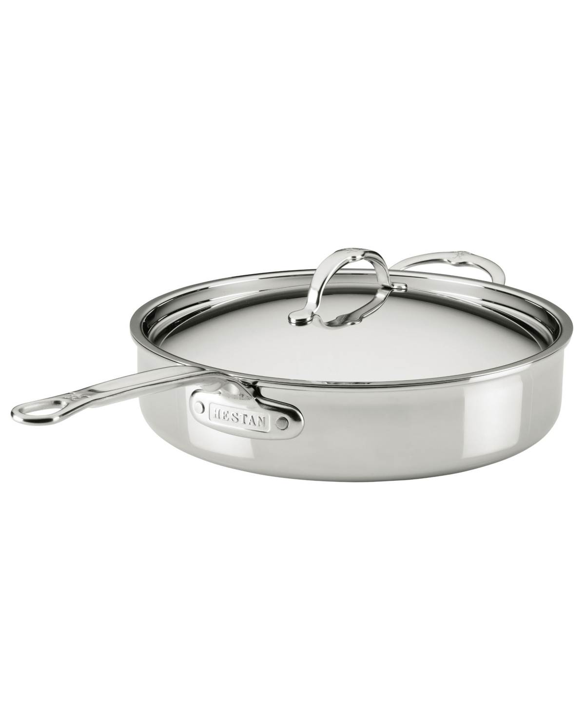 Hestan ProBond Luxe Stainless Steel 5-Quart Saute Pan with Lid - Silver
