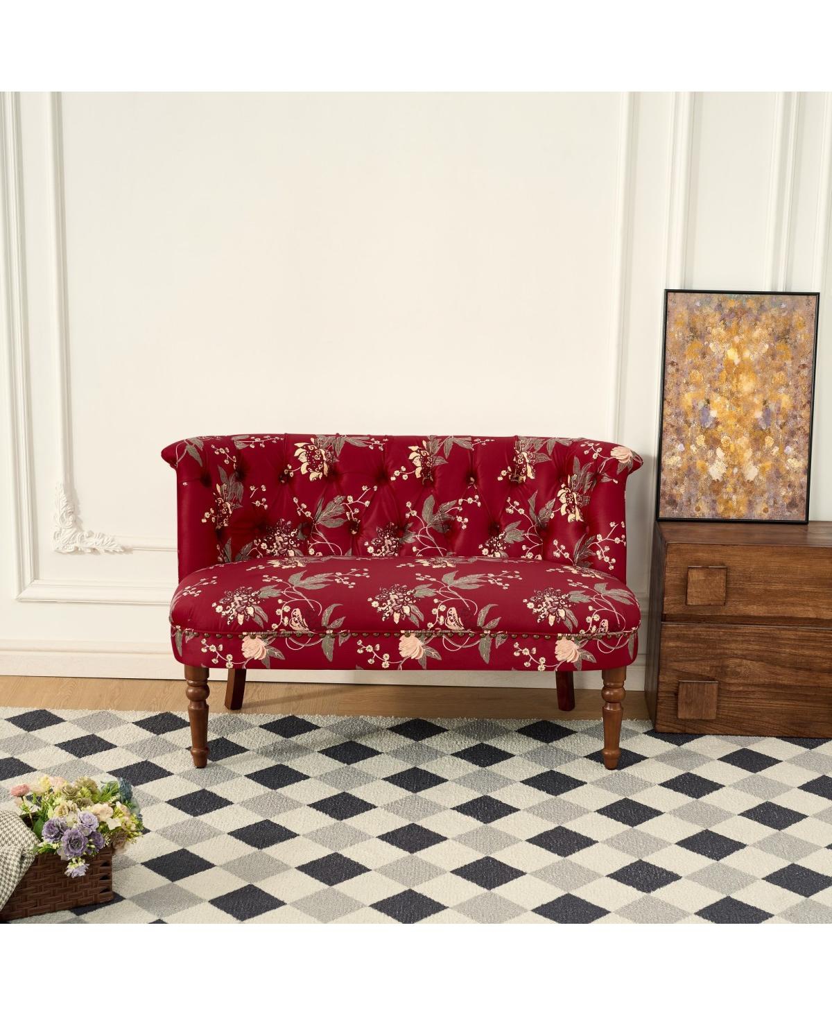 Streamdale Furniture European Style Velvet Single Sofa Chair