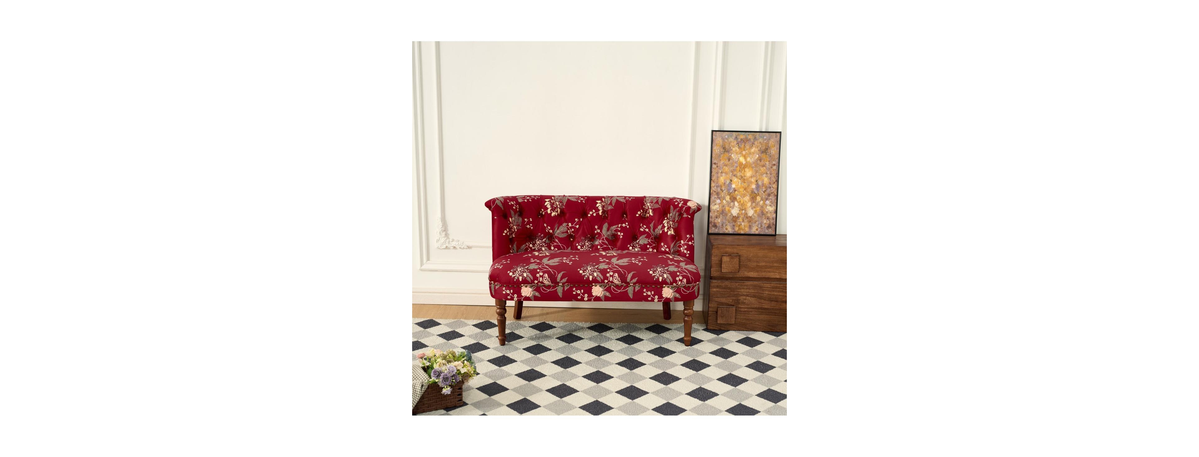 Streamdale Furniture European Style Velvet Single Sofa Chair