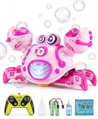 2.4GHz Remote Control Bubble-Blowing Crab with Music and LED Lights Toy