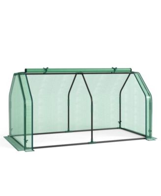 71 Inch Portable Mini House with Roll-Up Zippered Door