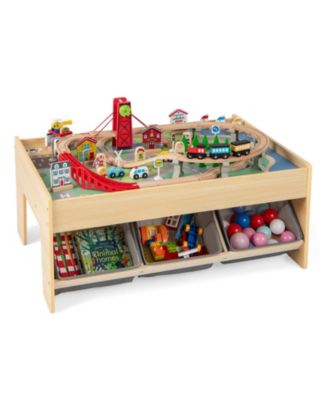 Multipurpose Activity Play Table with Reversible Tabletops
