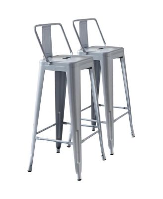 Metal Barstools with Back