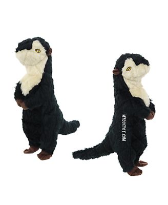 Safari Meercat 2 Pack, Durable Plush Squeaky Dog Toy