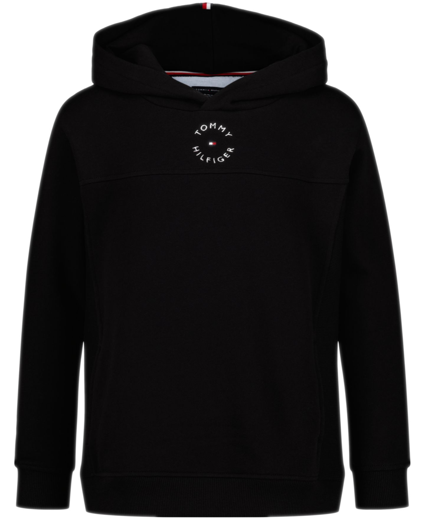 Худи Tommy Hilfiger Elevated Fleece Relaxed-Fit для мальчиков, цвет: Чёрный — фото 5