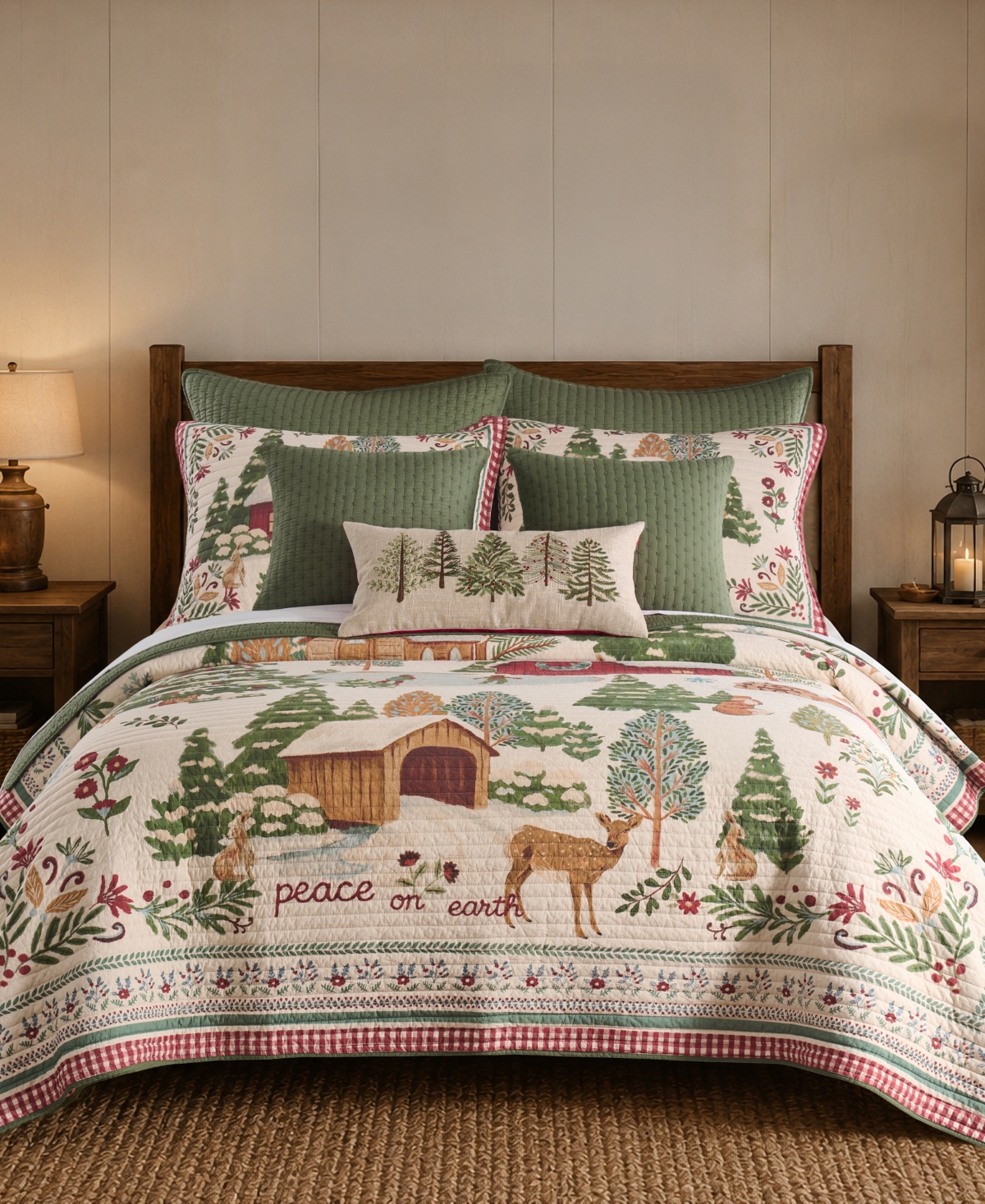 Levtex Home Winter Wonder Textured Quilt, Full/Queen