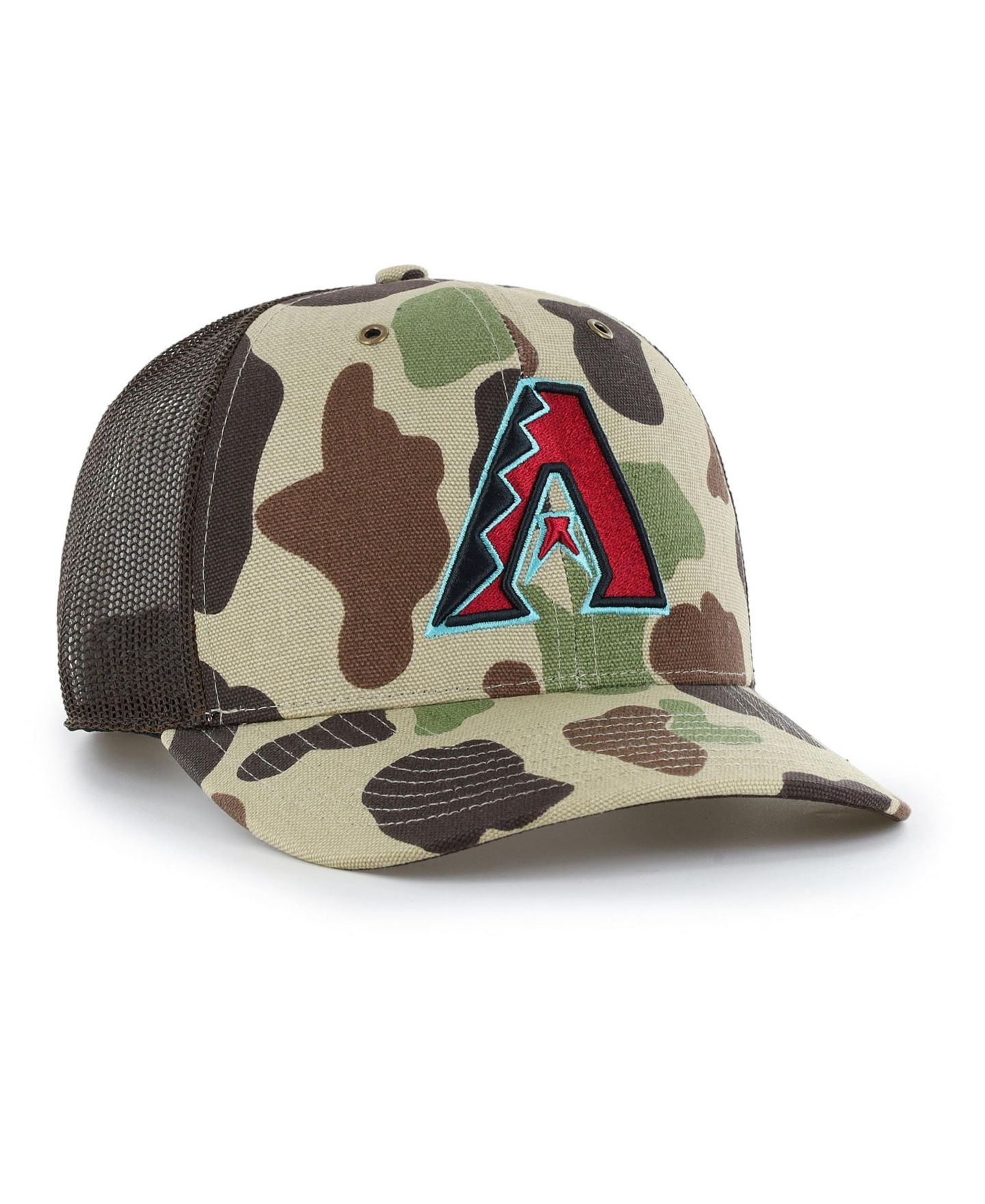 Мужская кепка '47 Brand Camo Arizona Diamondbacks Duck Camo Trucker Hat — фото 2