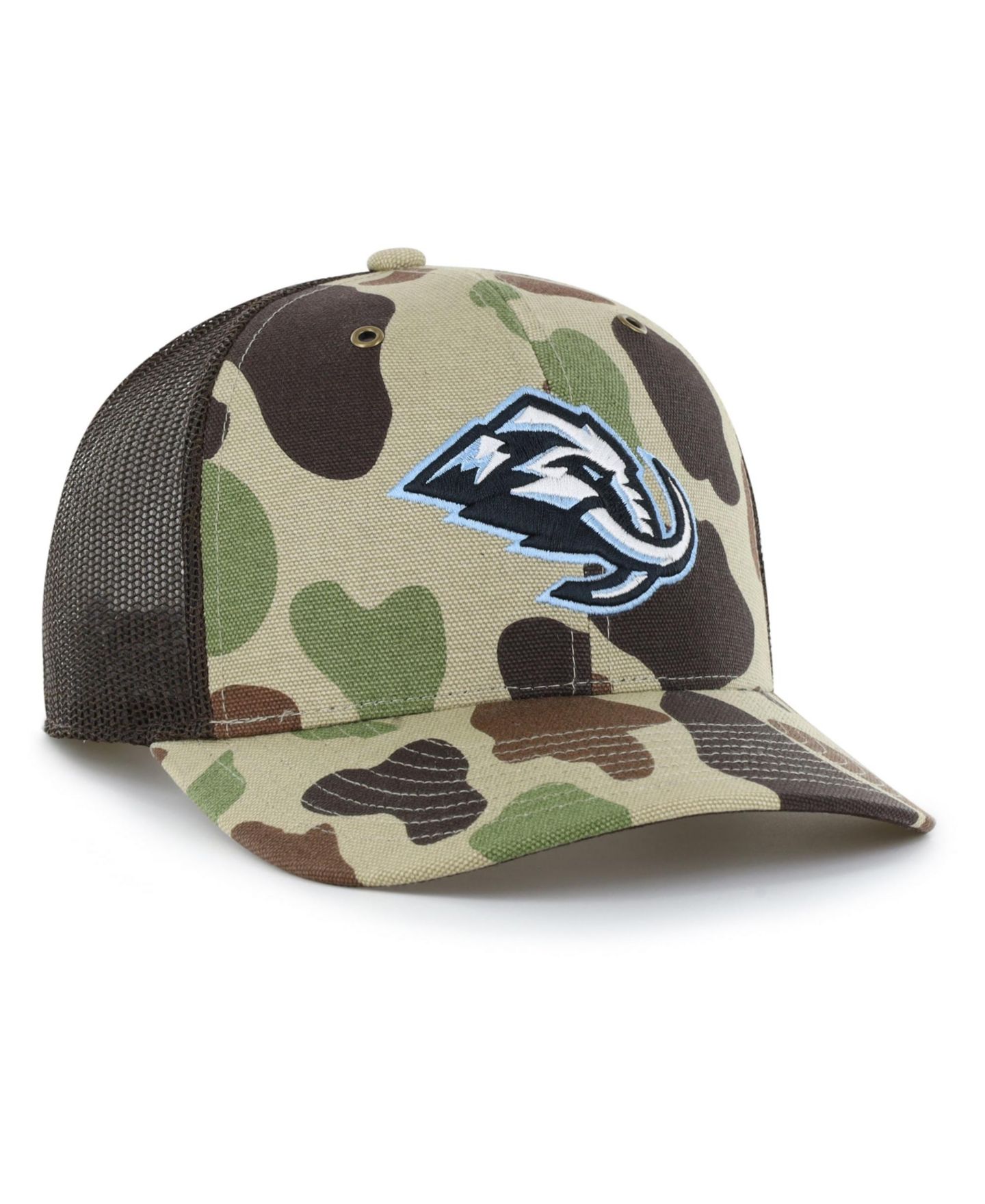 Мужская кепка '47 Brand Camo Utah Mammoth Duck Camo Trucker Hat — фото 2