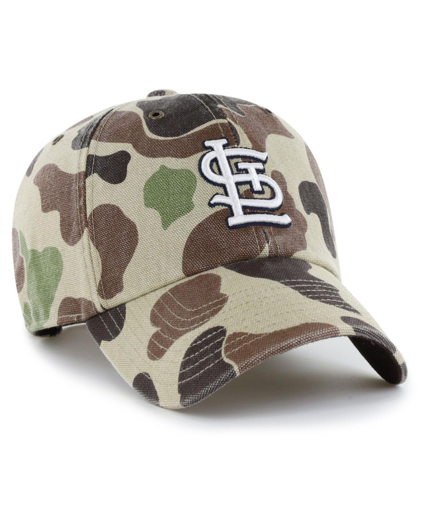 Мужская кепка '47 Brand Camo St. Louis Cardinals Duck Camo Clean Up Adjustable Hat — фото 2