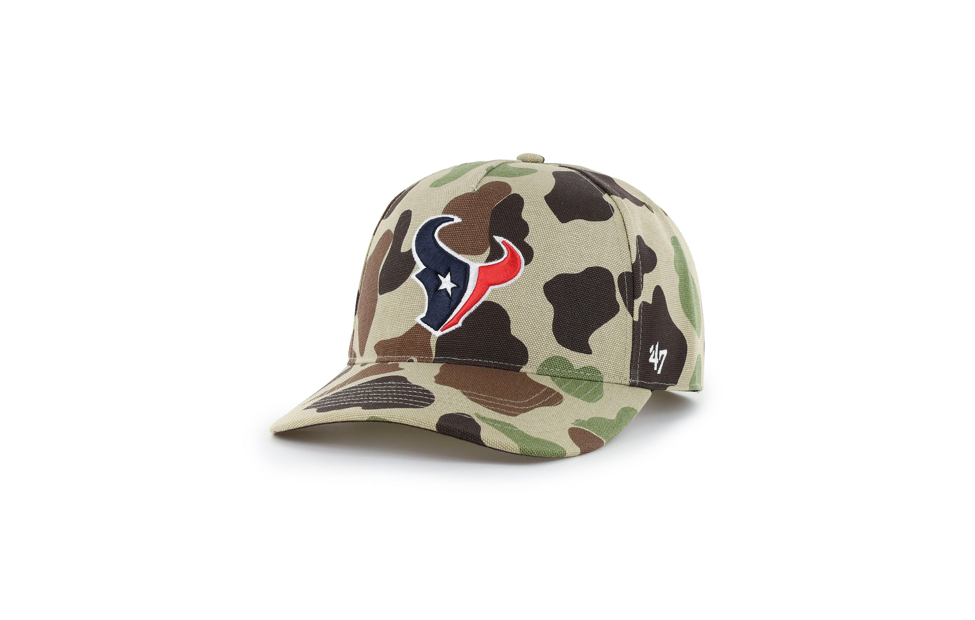 '47 Brand Men's Camo Houston Texans Duck Camo Relaxed Hitch Hat