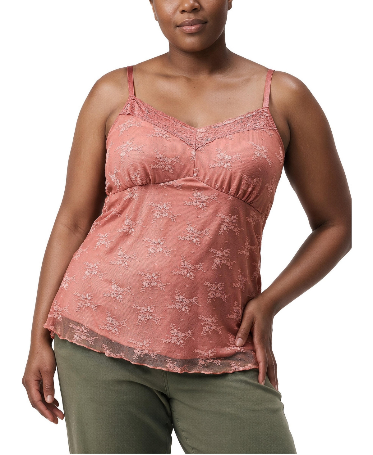Torrid Plus Lace Sweetheart Sleeveless Camisole