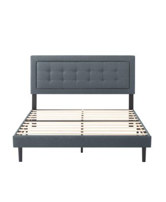 Queen Size Upholstered Platform Bed Frame