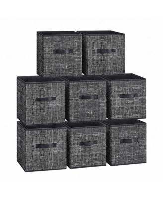 Set of 8 Foldable Storage Cubes with 5 Gal Capacity Each