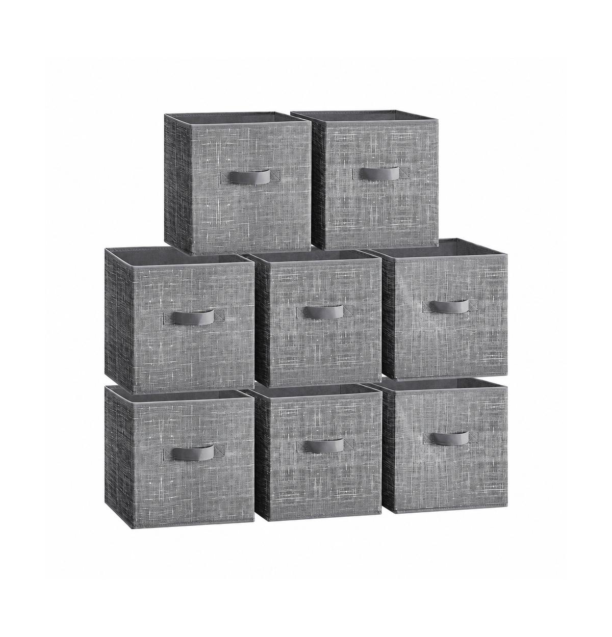 Volenca Set of 8 Foldable Storage Cubes with 5 Gal Capacity Each