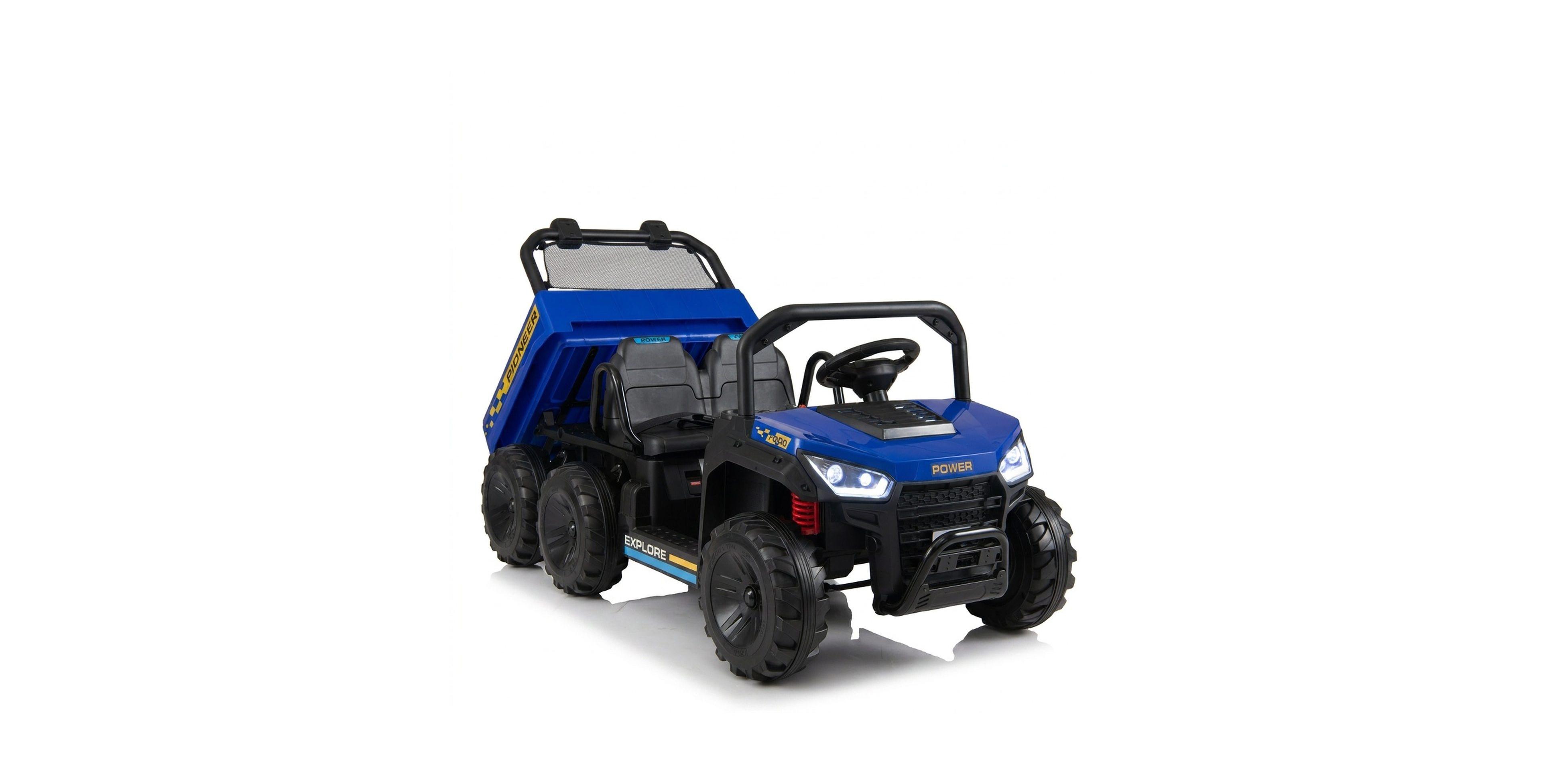 Sugift 24V Electric Ride-On Dump Truck 2-Seater 4WD Remote Control Ages 3-6