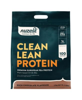 Clean Lean Protein Pea Protein Powder, Rich Chocolate, 100 Servings with 18g Protein, 5.5lb