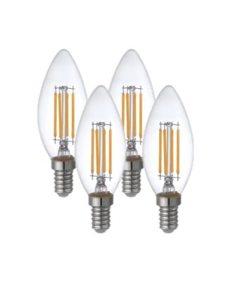 4.5W Clear 2700K Dimmable LED Candle Light Bulb