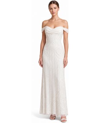 Women's Off-Shoulder Corset Bridal Gown