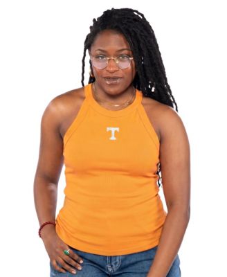 Women's Tennessee Orange Tennessee Volunteers Tri-Blend Racerback Ribbed Tank Top