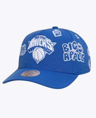 Men's and Women's Blue New York Knicks Downtown Doodle Pro Snapback Hat