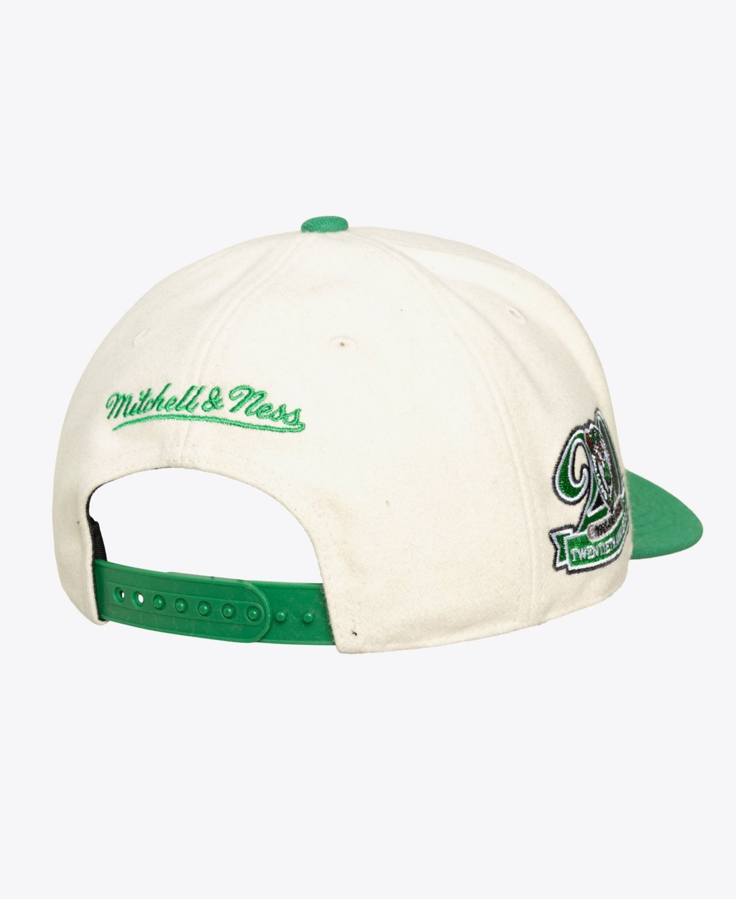 Кепка Mitchell & Ness Cream Boston Celtics Cream Team Pro Adjustable Hat — фото 3
