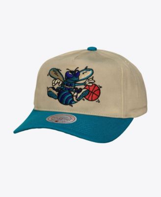 Men's Cream Charlotte Hornets Hardwood Classics Retro Roots Snapback Hat