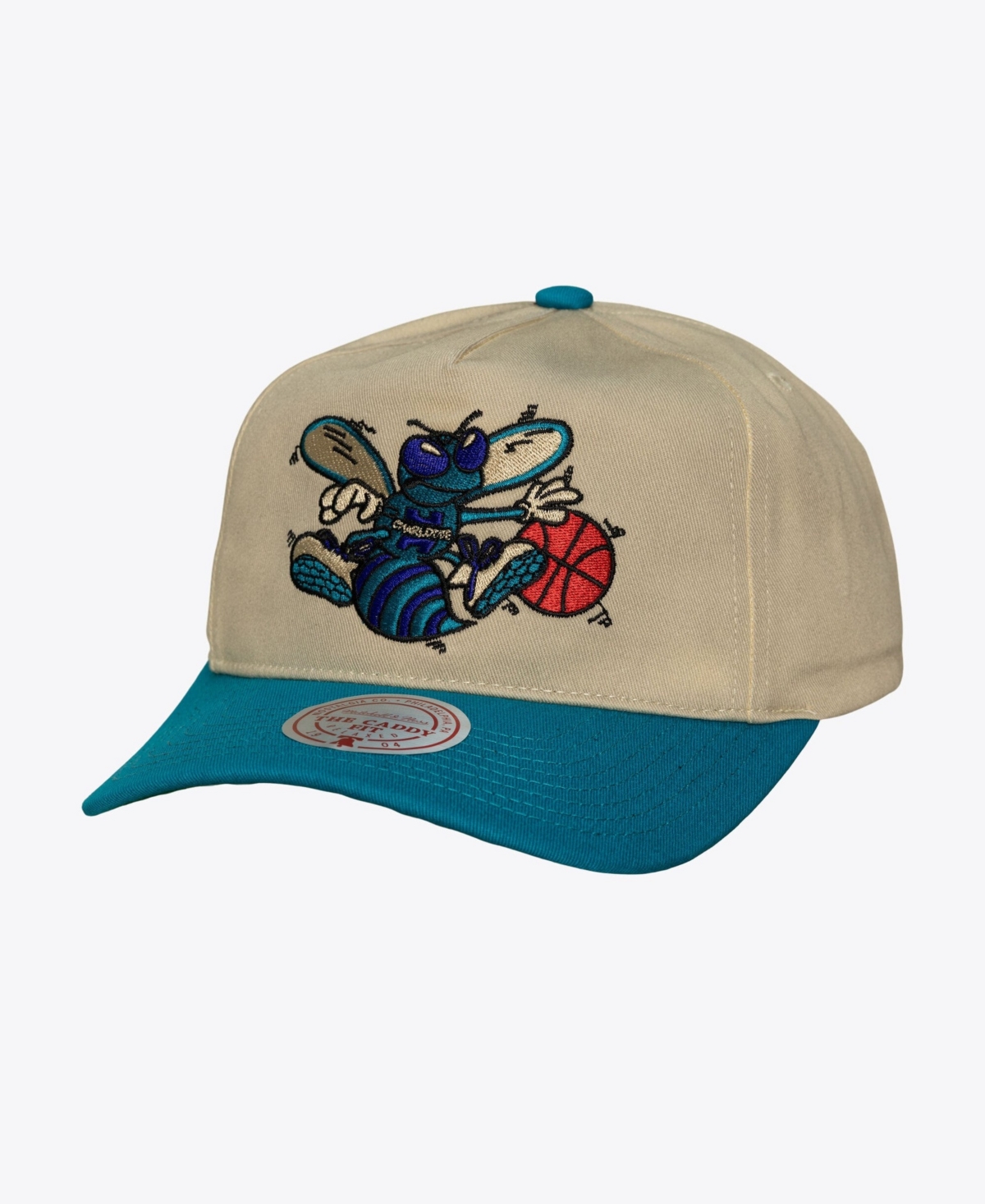 Mitchell & Ness Men's Cream Charlotte Hornets Hardwood Classics Retro Roots Snapback Hat - Cream