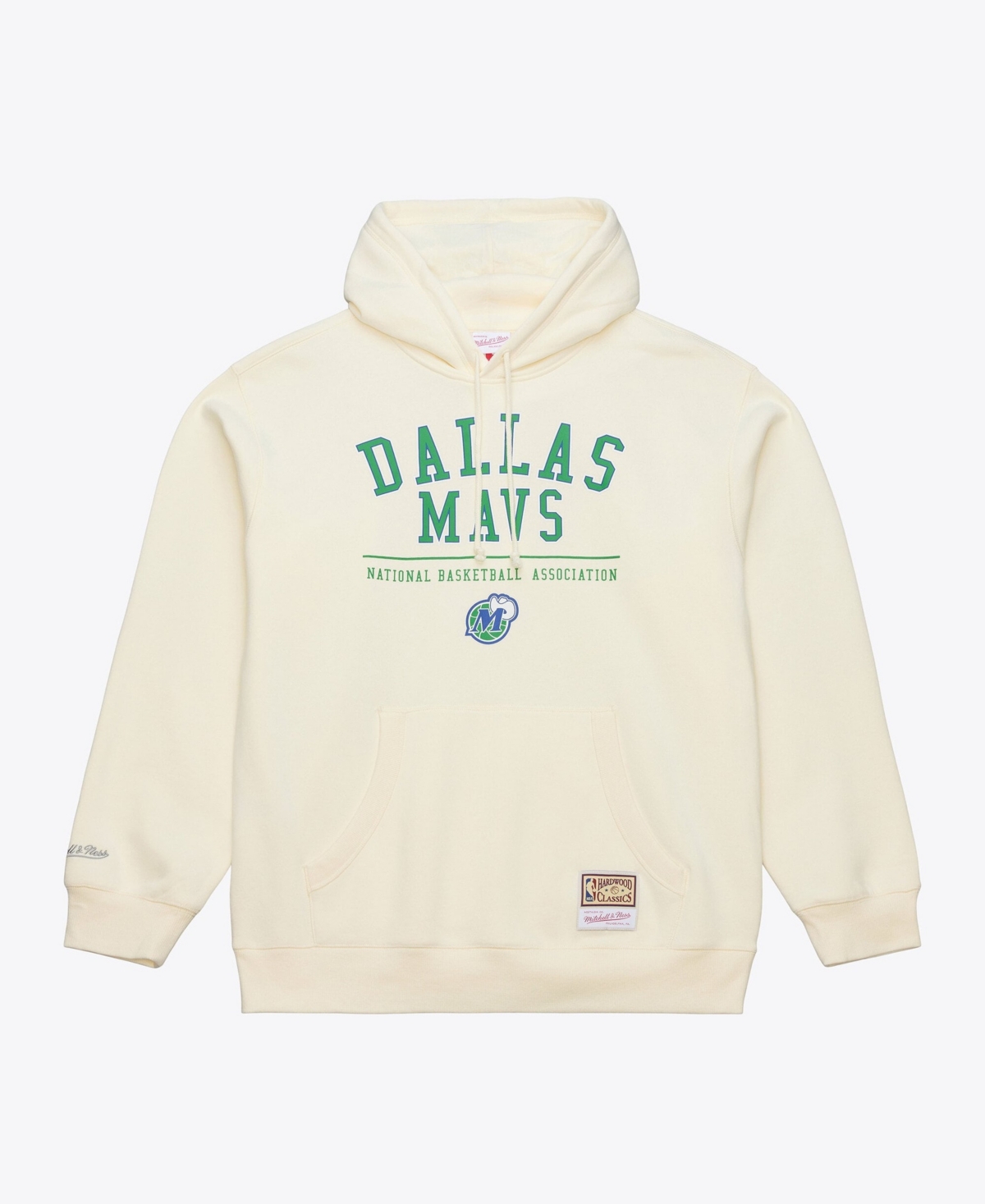 Mitchell & Ness Men's Cream Dallas Mavericks Walk-Off Fleece Hoodie
