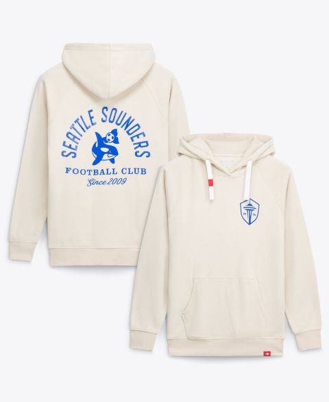 Худи Sportiqe Natural Seattle Sounders FC Olsen Tri-Blend Raglan