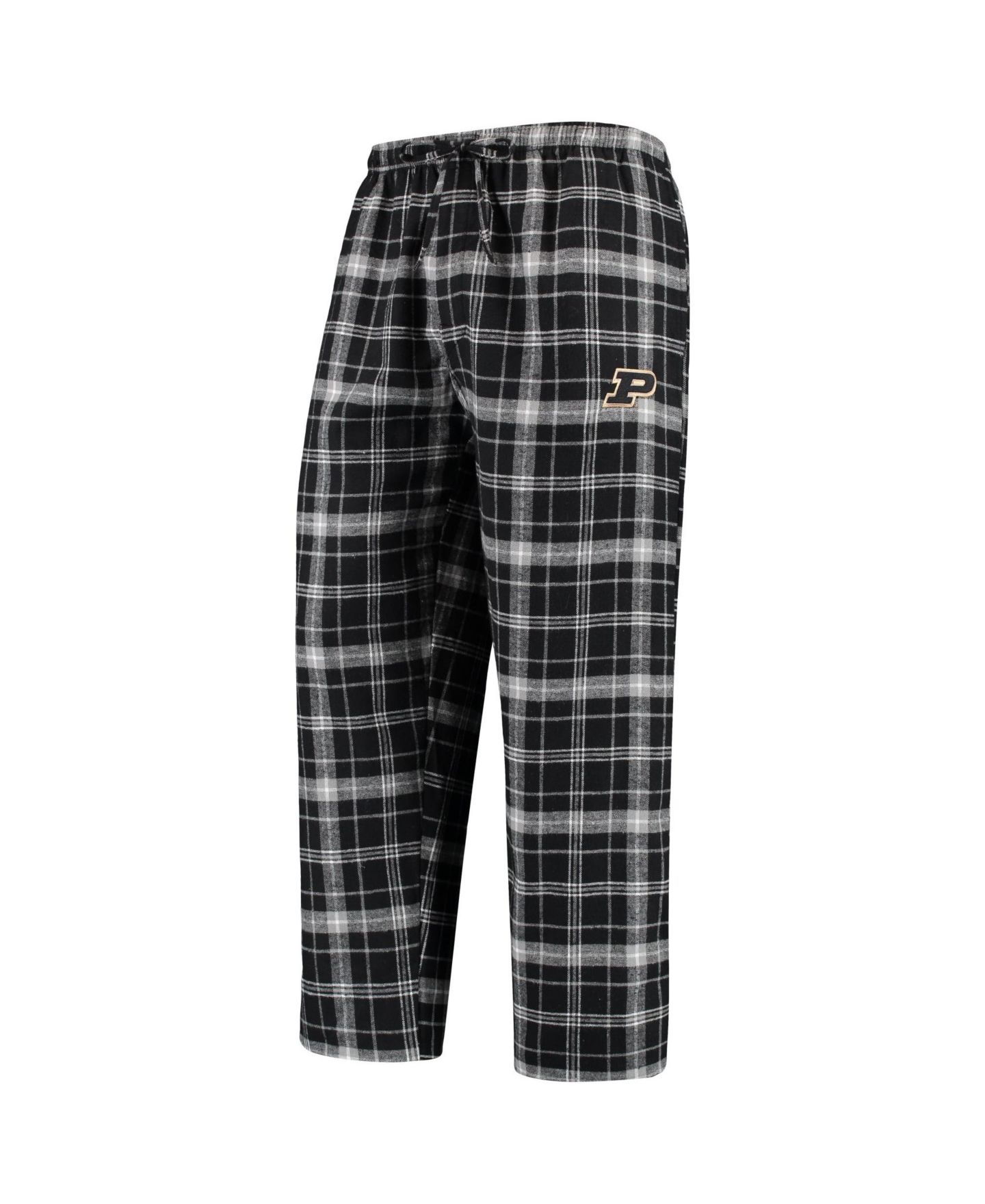 Мужские брюки Concepts Sport Black/Gray Purdue Boilermakers Ultimate Flannel — фото 1